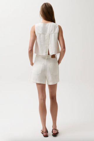 Kimora High Rise Short - Egret