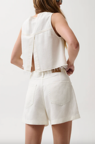 Kimora High Rise Short - Egret