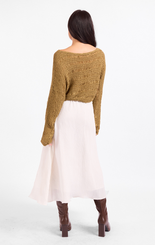 Sepia Sky Midi Skirt