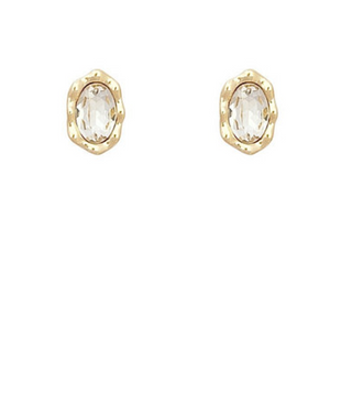 Oval Stud Earrings