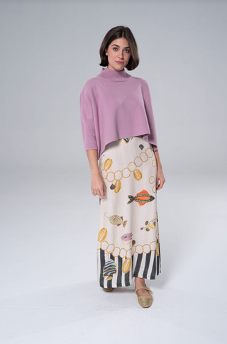 Tiffany Skirt - Shell Stripe