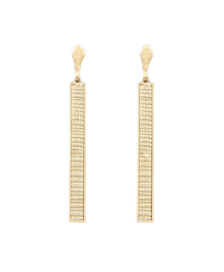 Rattan Bar Earrings