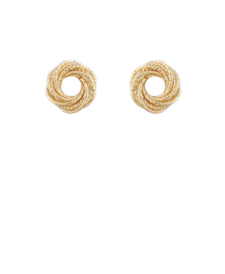 Gold Knot Earrings