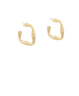 Mini Bamboo Square Hoops