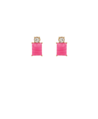 Rectangle Rhinestone Studs