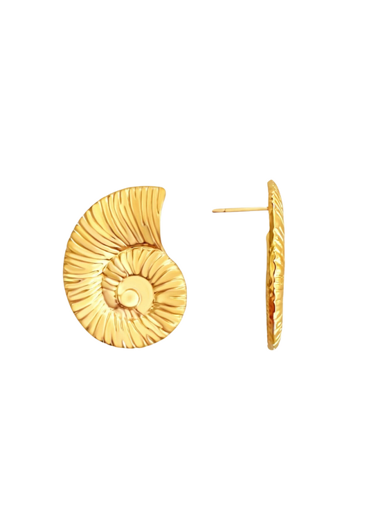 Vittoria Oversized Shell Earrings