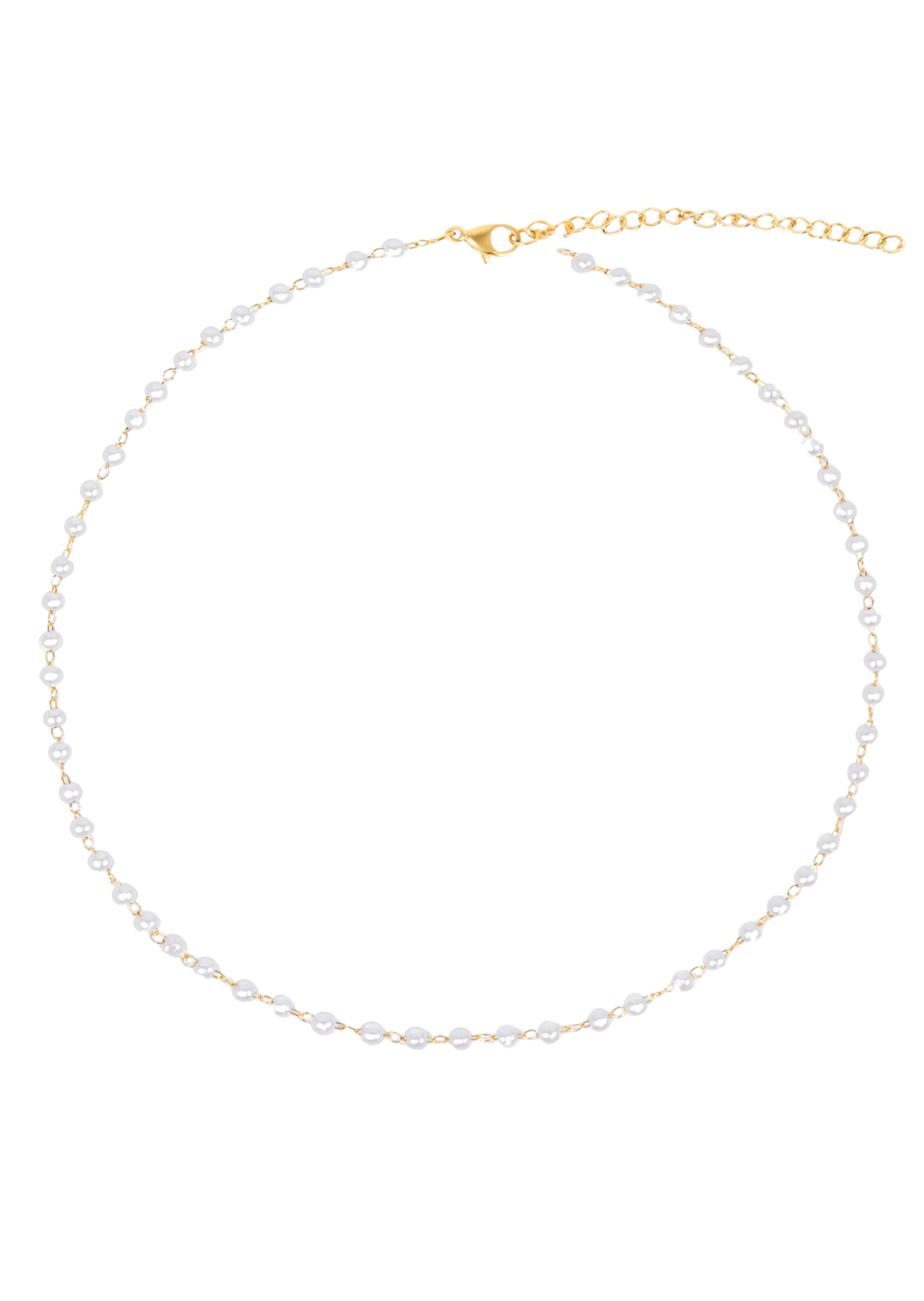 Sheena Dainty Pearl Choker Necklace