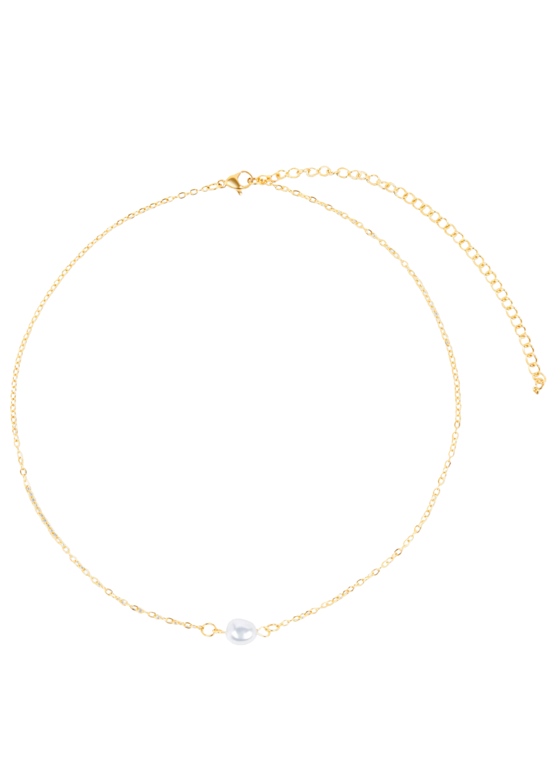 Shayla Dainty Pearl Choker Necklace