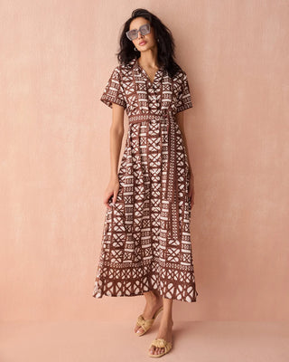 Amira Shirtdress - Nari Cacao