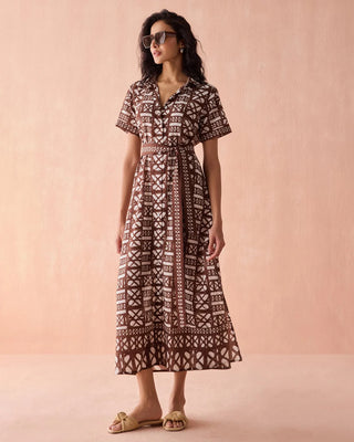 Amira Shirtdress - Nari Cacao