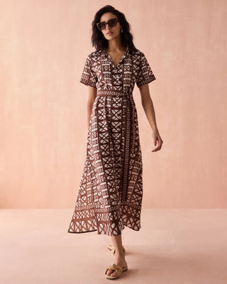 Amira Shirtdress - Nari Cacao