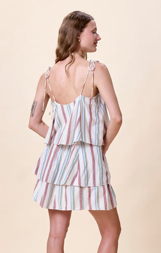Leighton Top | Ivory Multi