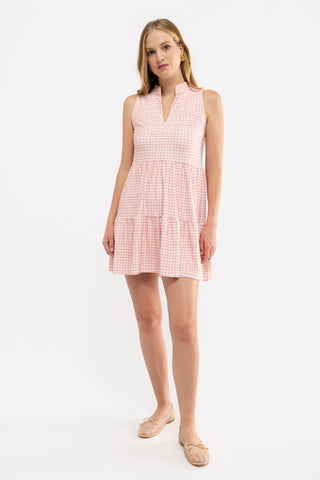 Tatum Dress - Pink Gingham