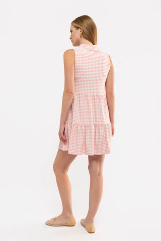 Tatum Dress - Pink Gingham